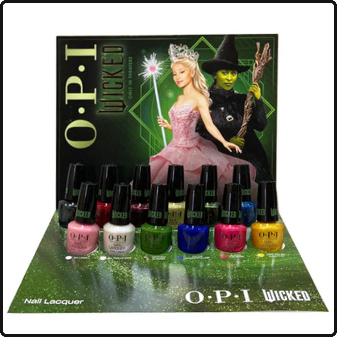Photo of OPI's Wicked collection of nail polishes.