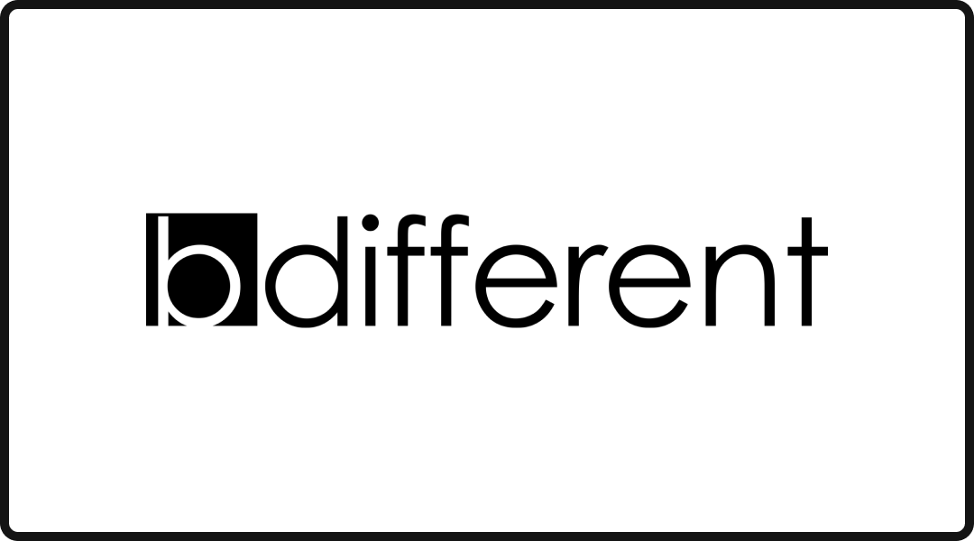 Logo for BDifferent, one of the top marketing agencies in Dublin.