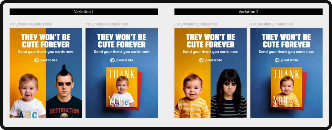 Example of a creative ad campaign that was built using AI.