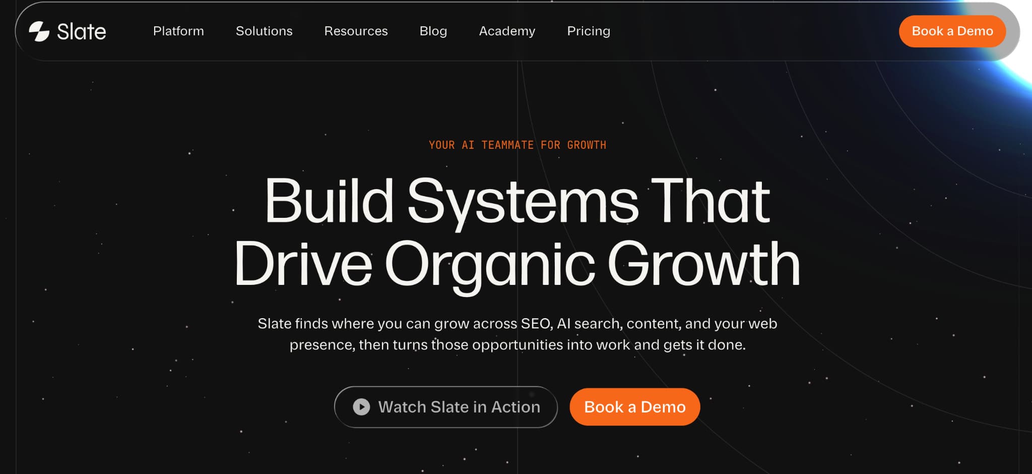 Slate - Best AI Search Visibility Optimization Tools