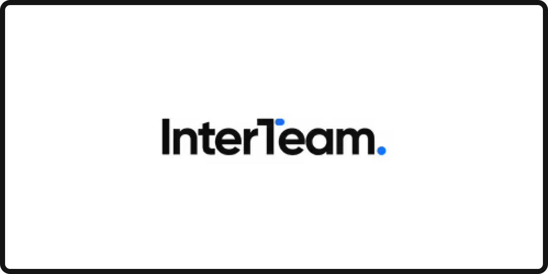 Logo of InterTeam Marketing, a B2B SaaS marketing agency.