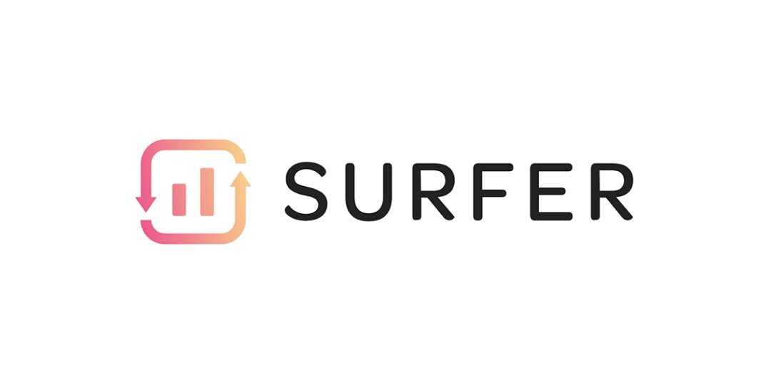 Logo of Surfer SEO, one of the top AI search optimization tools for social media.