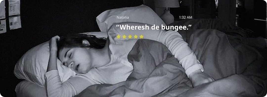 IKEA mattress campaign where they ran sleep studies on real customers and used sleeptalking audio as the ad.